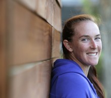 Madison Brengle has played seven matches in Hobart to reach the final, where she will face Heather Watson. Picture: Mark Metcalfe/Getty Images