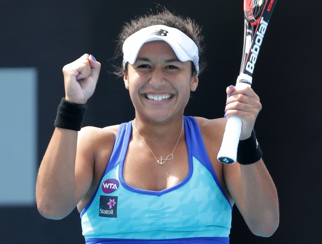 Heather Watson won her second WTA title with a straight-sets win over Madison Brengle. Picture: Getty Images