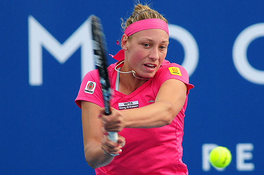 100112 Y Wickmayer W Hobart International Tennis