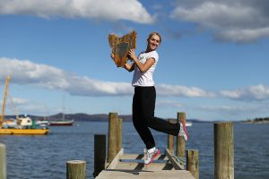 Elena Vesnina at Battery Point