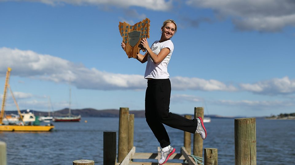 Elena Vesnina at Battery Point