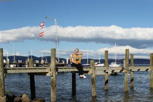 Elena Vesnina at Battery Point