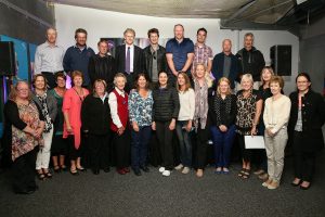 Teachers involved in Tennis Australia's National School Partnership Program were treated to a dinner on Tuesday evening at the Domain Tennis Centre. Picture: Getty Images