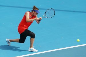 Fourth seed Anastasia Pavlyuchenkova didn't have the fire power today and was knocked out in the first round. Picture: Getty Images