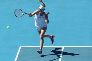 American Alison Riske gave it her all in her quarter-final match against Klara Zakopalova, but came up short. Picture: Getty Images