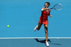 Serbian eighth seed Bojana Jovanovski didn't have the firepower to match Samantha Stosur in their quarter-final. Picture: Getty Images
