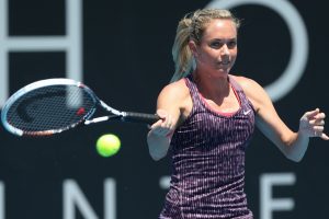 Seventh seed Klara Zakopalova attacked early in her semi-final against Samantha Stosur. Picture: Getty Images