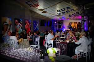 Guests enjoy a high tea in the Champions Club. Picture: Tim Ikin