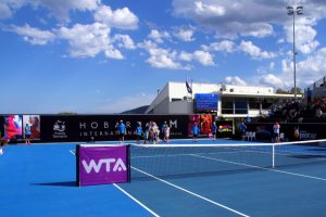 It was a perfect Hobart day for the semi-finals. Picture: Casey Gardner