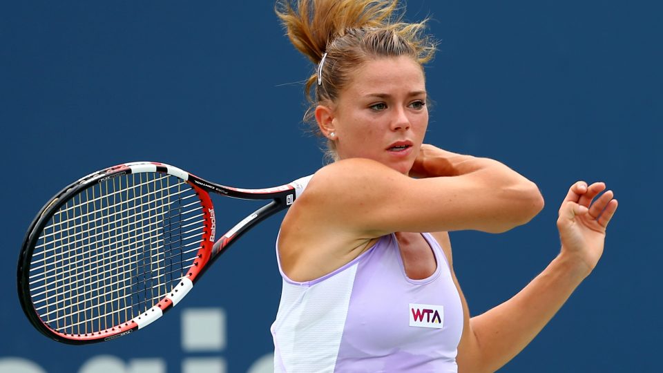 Camila Giorgi is back in Hobart in 2016. Picture: Getty Images