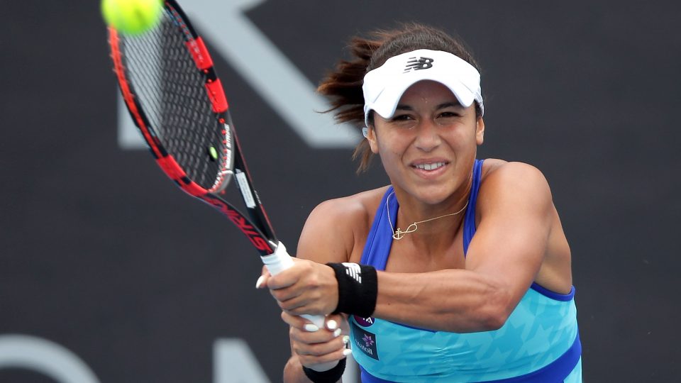 Heather Watson produced one of the performances of the tournament to beat Sloane Stephens in the second round. Picture: Getty Images