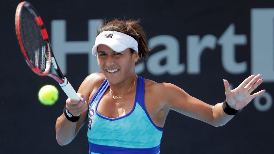 Heather Watson has impressed in her three Hobart INernational 2015 matches en route to the semis. Picture: Getty Images
