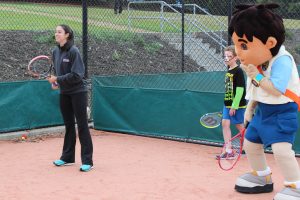 Hobart International Kids Tennis Day presented by Nickelodeon. Picture: Briony Craber