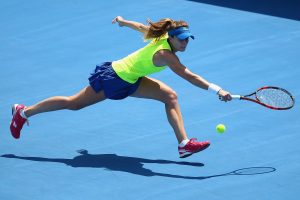 Frenchwoman Alize Cornet was impressive as she won through to round two. Picture: Getty Images