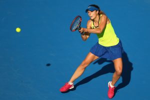 A focused Alize Cornet showed brilliant form in the semifinals. Picture: Getty Images