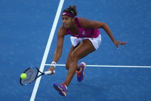 Brazilian Teliana Pereira met a red-hot Heather Watson in the tournament's opening night session. Picture: Getty Images