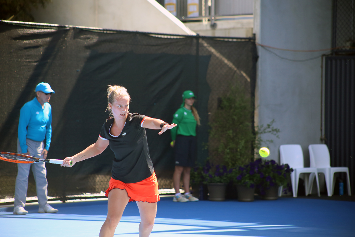 Richel Hogenkamp Hobart International Tennis
