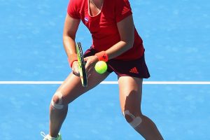 Spain's Anabel Medina Garrigues failed to reach her fourth doubles final in Hobart, losing in the semifinals today. Picture: Getty Images