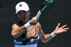 PRESSURE: Russian Anastasia Pivovarova lost a heart-breaking third set tiebreak in her first round clash with Austrian Barbara Haas.