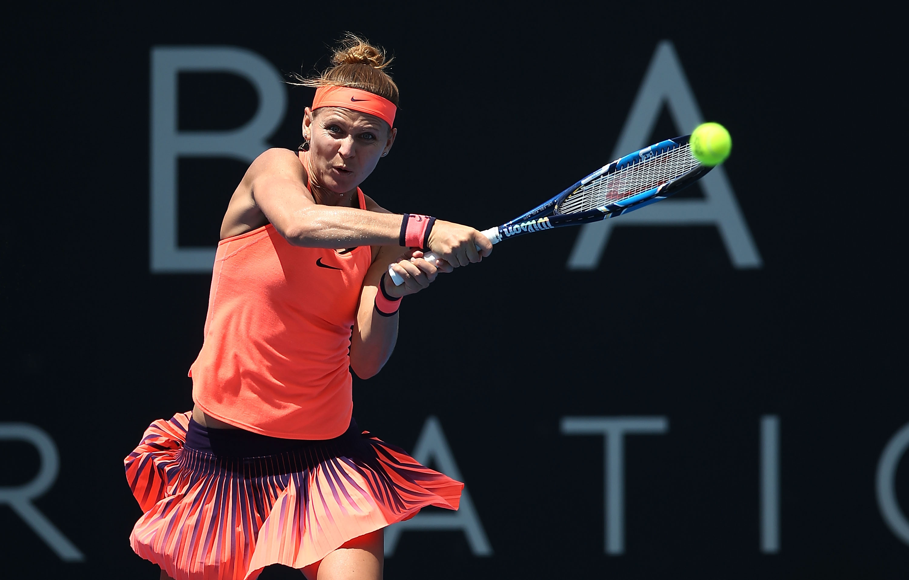 FIRING: Czech Lucie Safarova came out firing in her second round match today; Getty Images