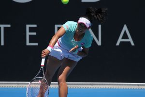 FIGHTING BACK: Japan's Risa Ozaki saved a match point to edge out Australian Tammi Patterson.