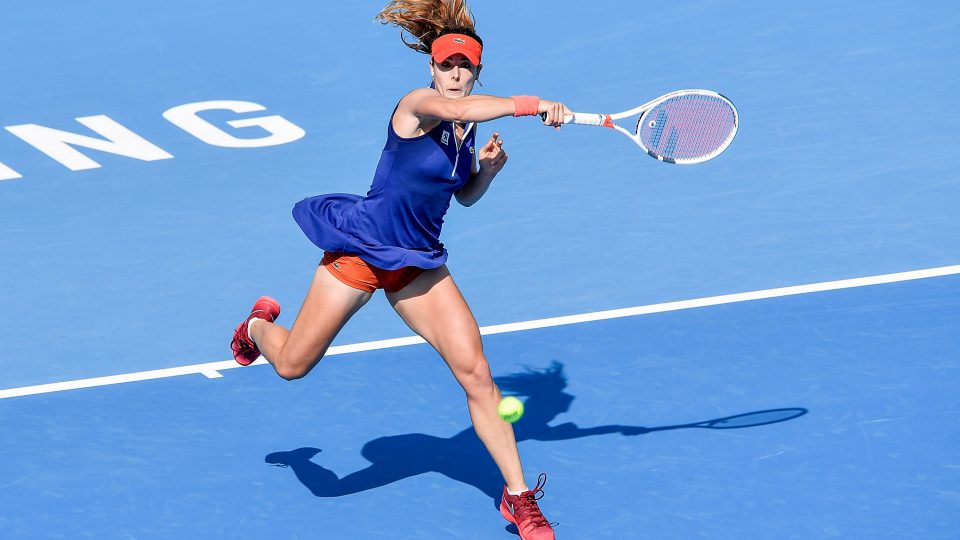 READY: Alize Cornet is beginning her 2018 season at the Brisbane International; Getty Images