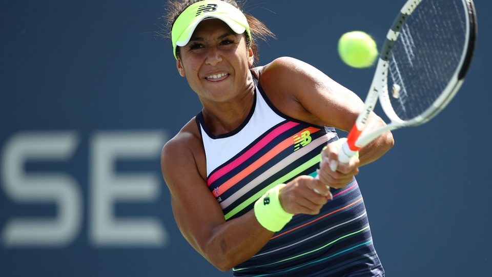 GOT IT COVERED: Heather Watson is through to the final round of qualifying; Getty Images