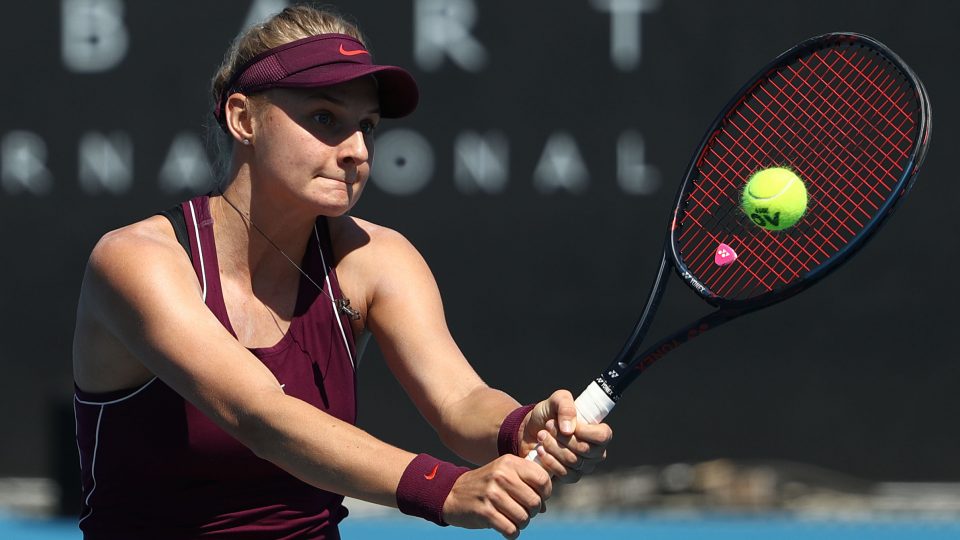 PERFECT TOUCH: Dayana Yastremska had all the answers in her first round match; Getty Images