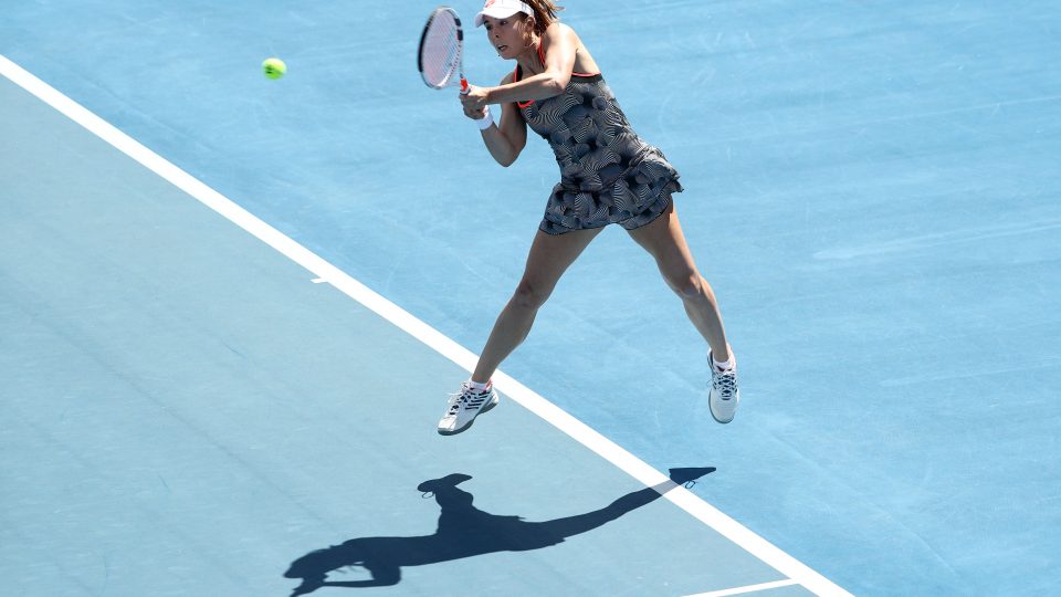 FLYING: Alize Cornet is into the Hobart International semifinals; Getty Images